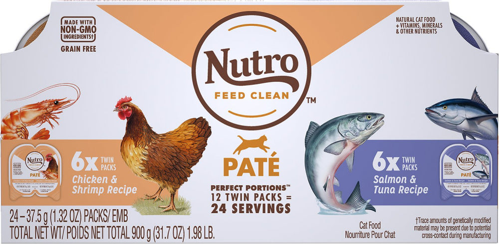 Nutro Perfect Portions Grain Free Salmon Tuna and Chicken