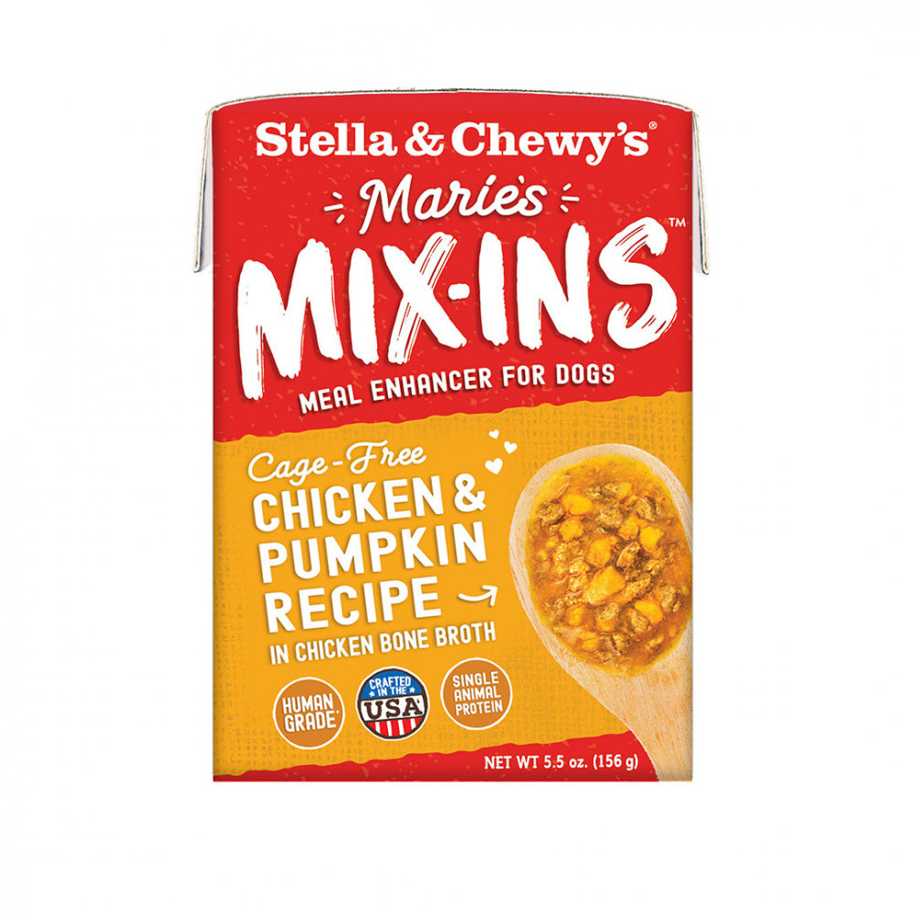 Stella Chewy s Marie s Mix Ins Cage Free Chicken Pumpkin Recipe Dog Food Topper