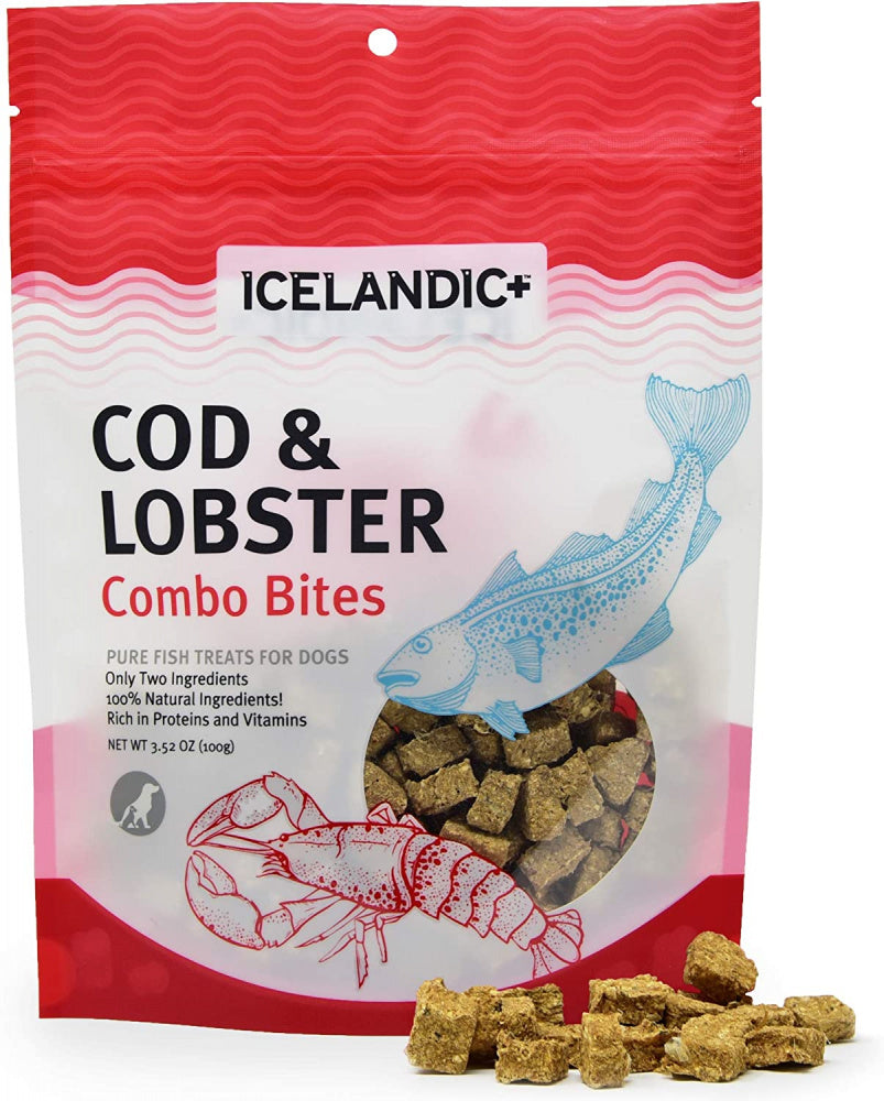 Icelandic+ Cod & Lobster Combo Bites Fish Dog Treats