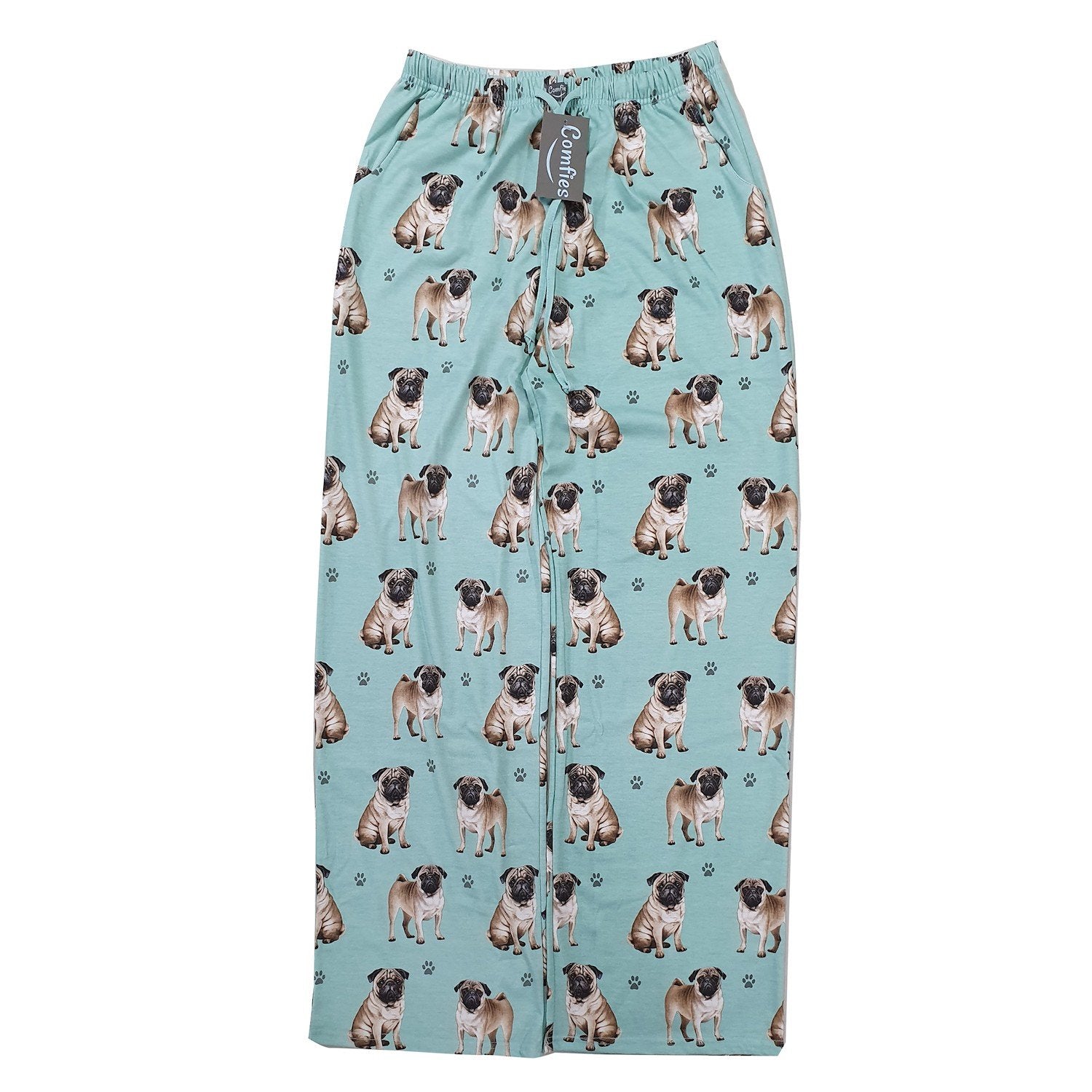 Comfies Dog Breed Lounge Pants for Women Pug Pet Go Round