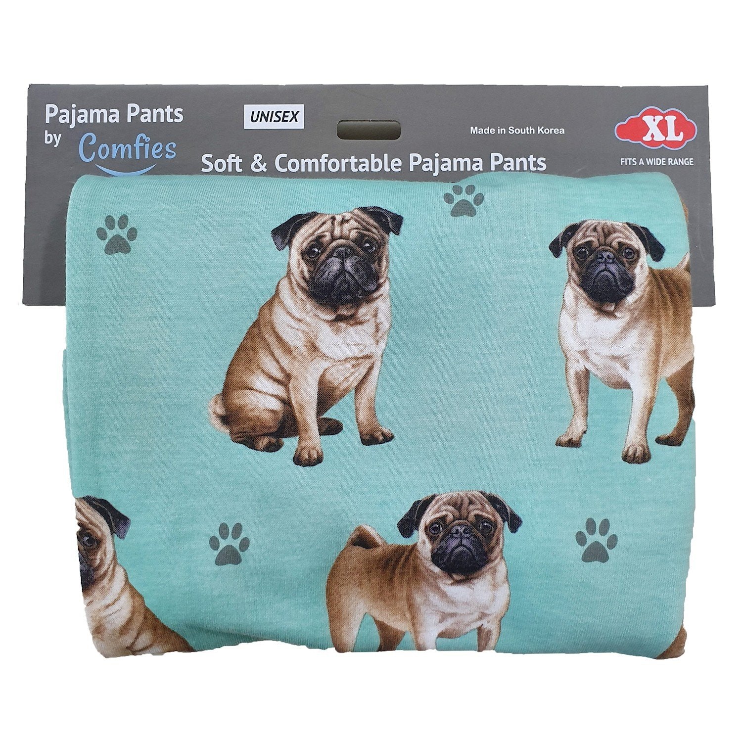 Comfies Dog Breed Lounge Pants for Women Pug Pet Go Round